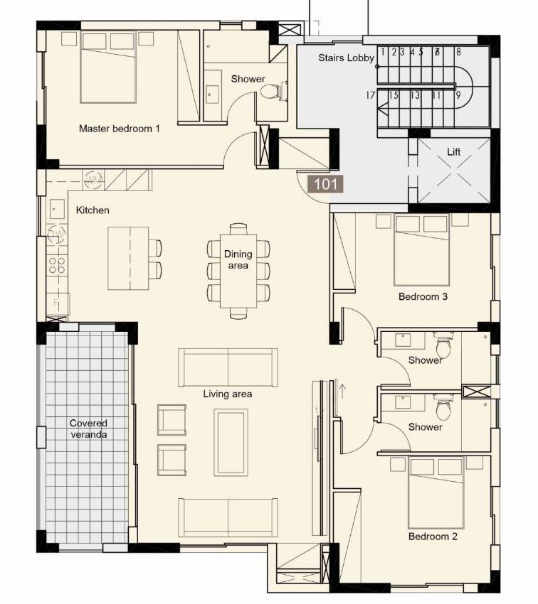 Апартаменты в Пафосе, Кипр, 219 м² - фото 8