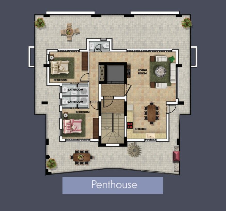 Пентхаус в Лимасоле, Кипр, 101 м² - фото 8