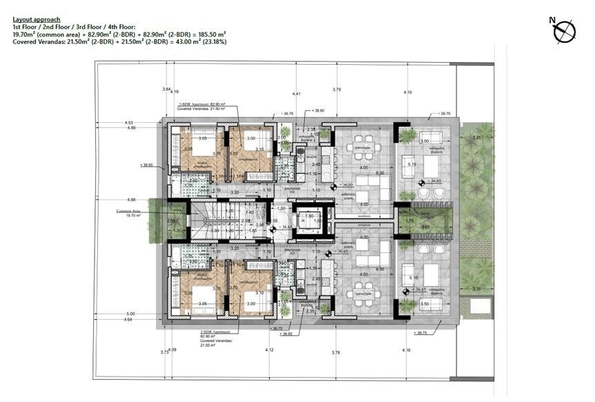 Апартаменты в Лимасоле, Кипр, 111 м² - фото 8
