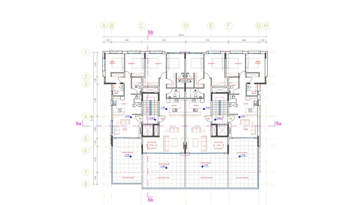 Апартаменты в Пафосе, Кипр, 55 м² - фото 8