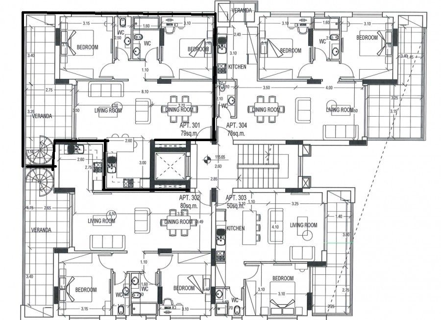 Апартаменты в Лимасоле, Кипр, 96 м² - фото 8