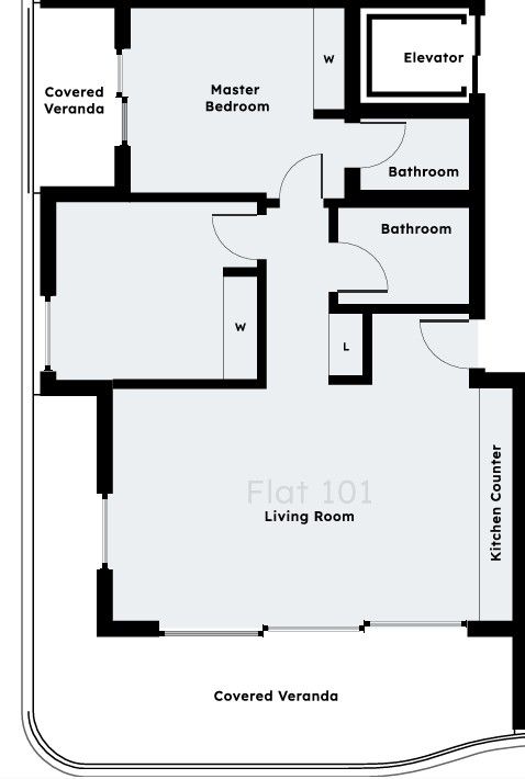Апартаменты в Лимасоле, Кипр, 110 м² - фото 8
