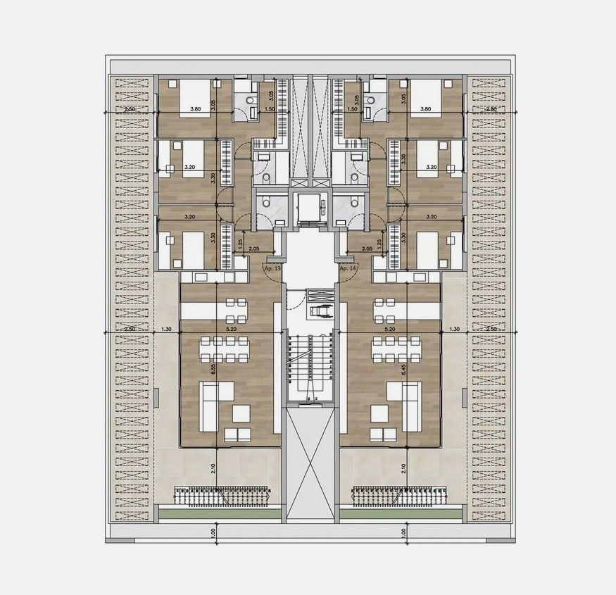 Пентхаус в Лимасоле, Кипр, 150 м² - фото 8