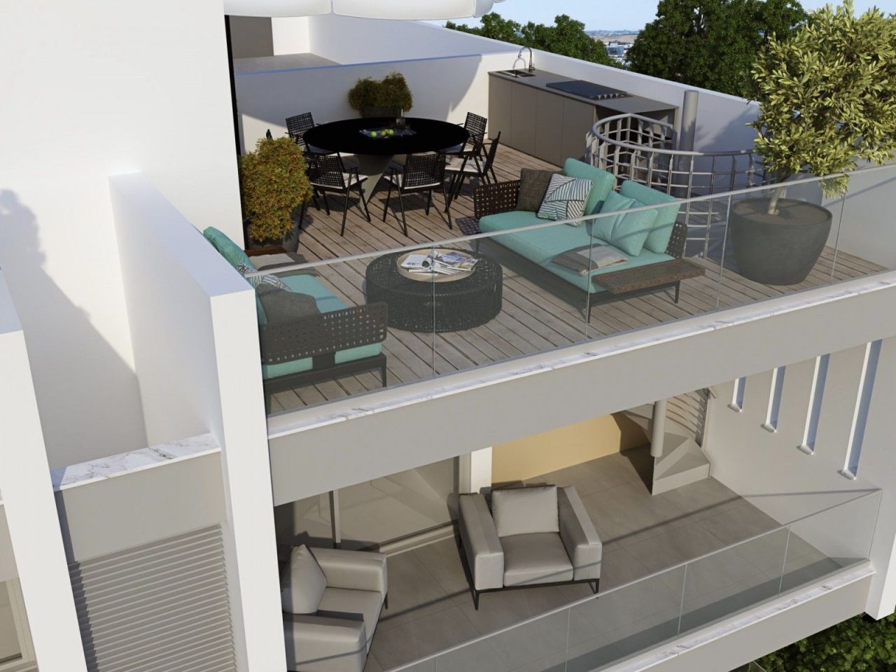 Апартаменты в Ларнаке, Кипр, 101 м² - фото 8