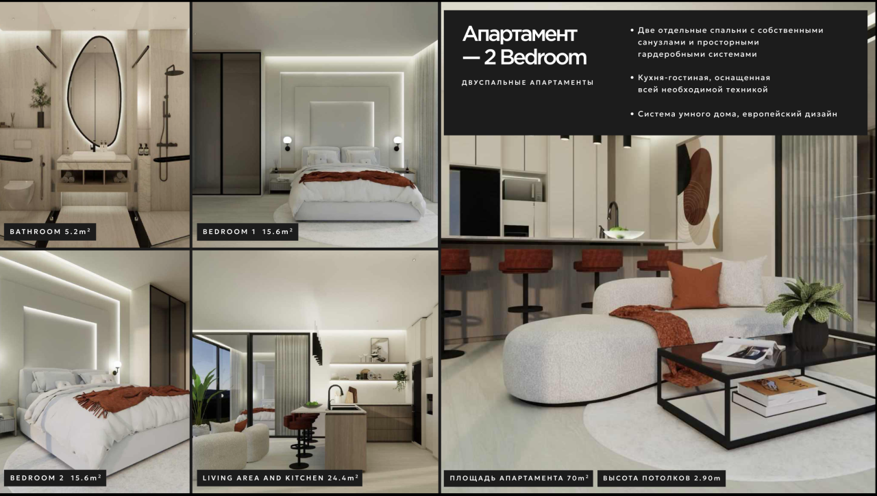 Квартира в Чангу, Индонезия, 70 м² - фото 13