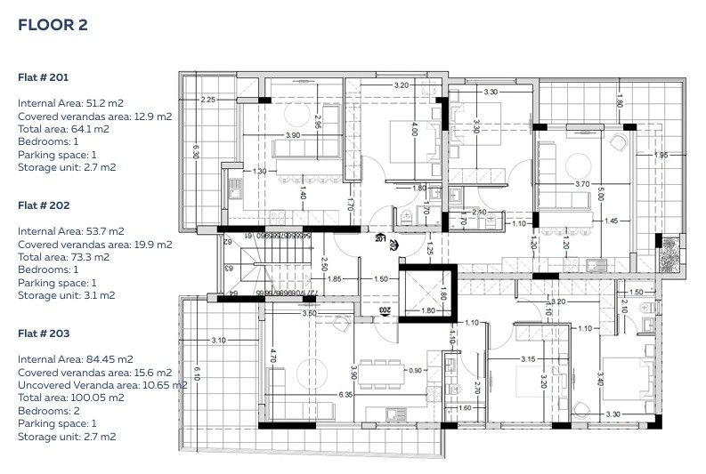 Апартаменты в Лимасоле, Кипр, 64 м² - фото 8