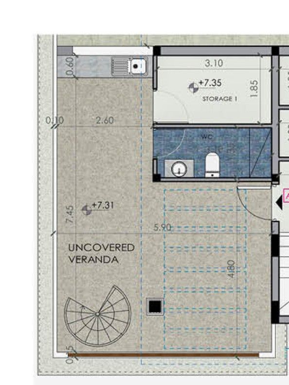 Апартаменты в Ларнаке, Кипр, 124 м² - фото 8