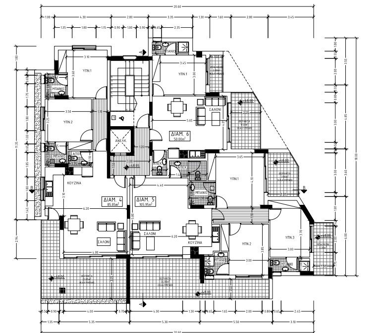 Апартаменты в Лимасоле, Кипр, 63 м² - фото 8