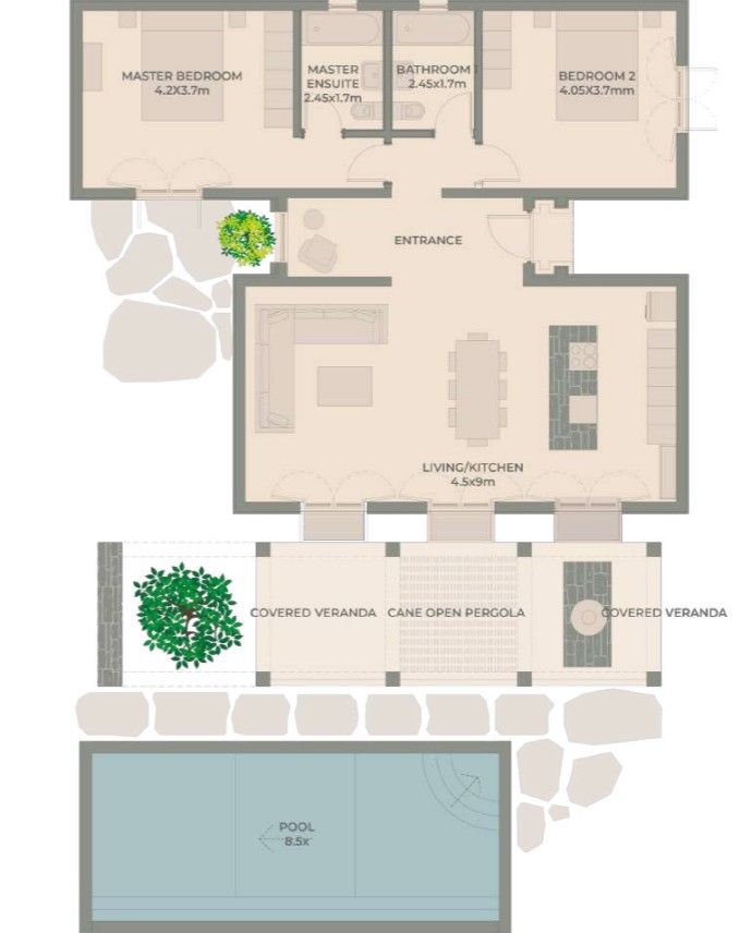 Вилла в Пафосе, Кипр, 130 м² - фото 9