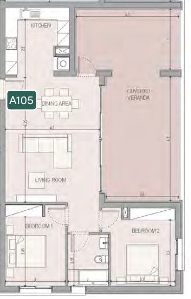 Апартаменты в Лимасоле, Кипр, 100 м² - фото 9