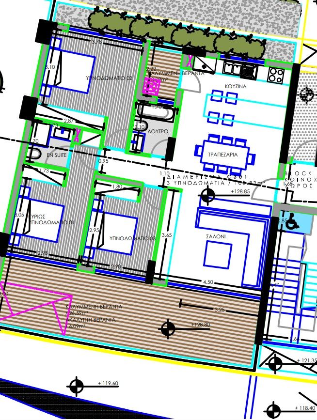 Апартаменты в Лимасоле, Кипр, 130 м² - фото 9