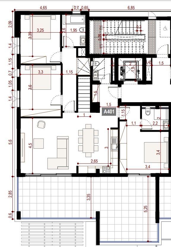 Пентхаус в Лимасоле, Кипр, 214 м² - фото 9