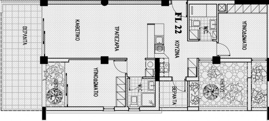 Апартаменты в Лимасоле, Кипр, 124 м² - фото 9