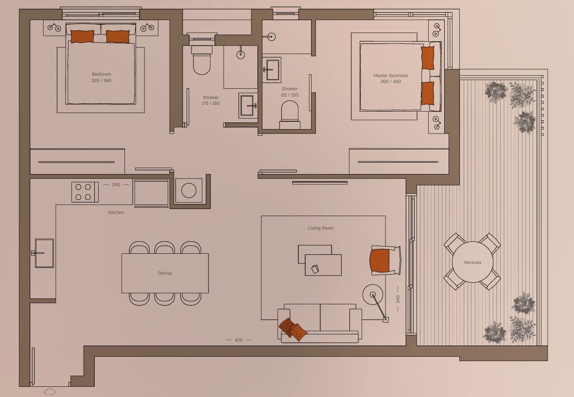 Апартаменты в Лимасоле, Кипр, 95 м² - фото 9