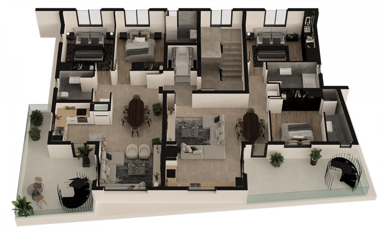 Пентхаус в Ларнаке, Кипр, 100 м² - фото 10