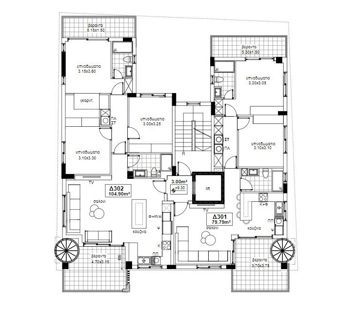 Апартаменты в Лимасоле, Кипр, 97 м² - фото 10