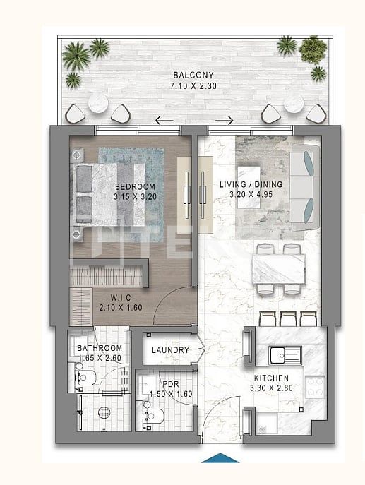 Апартаменты в Дубае, ОАЭ, 127 м² - фото 1