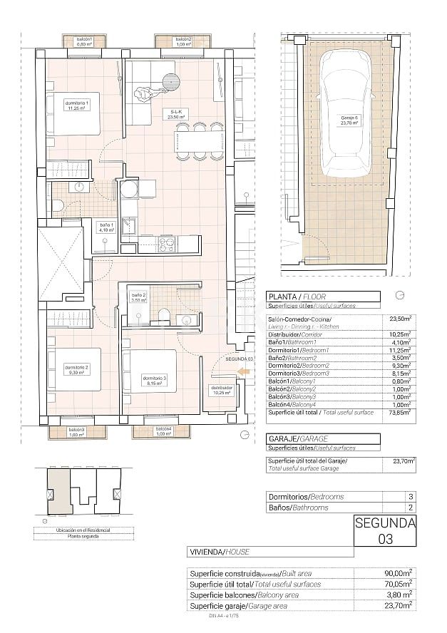 Апартаменты в Ондон-де-лас-Ньевес, Испания, 92 м² - фото 5