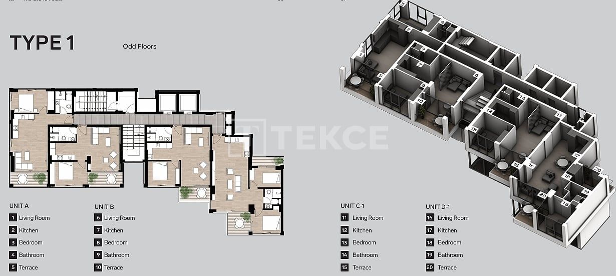 Пентхаус в Алании, Турция, 110 м² - фото 12