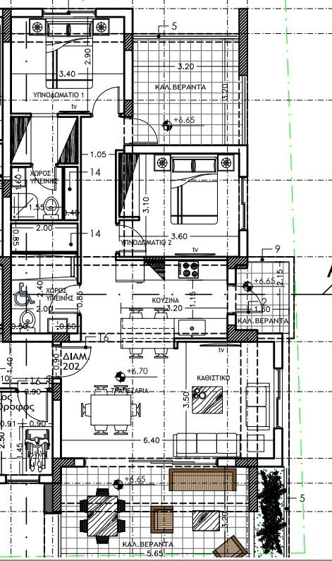 Апартаменты в Лимасоле, Кипр, 118 м² - фото 10