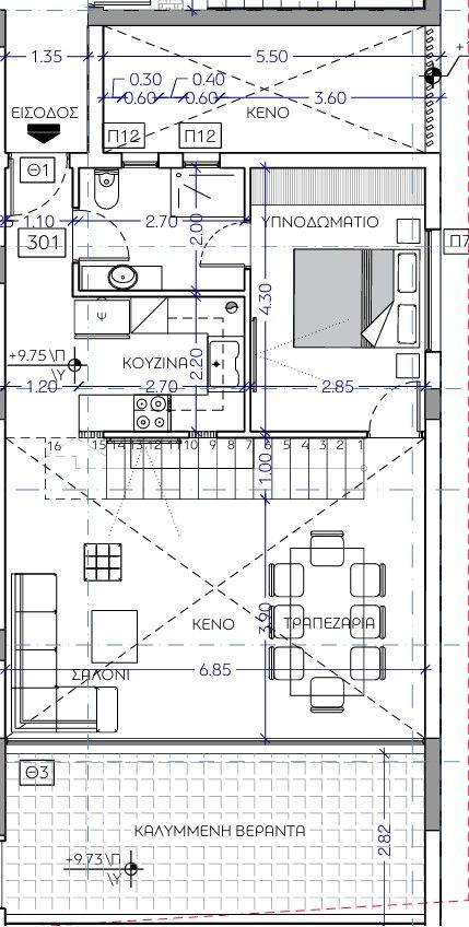 Апартаменты в Лимасоле, Кипр, 92 м² - фото 10