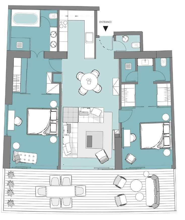 Апартаменты в Лимасоле, Кипр, 207 м² - фото 11