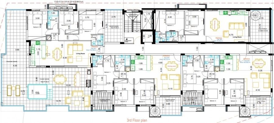 Пентхаус в Ларнаке, Кипр, 97 м² - фото 11