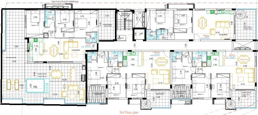 Апартаменты в Ларнаке, Кипр, 144 м² - фото 11