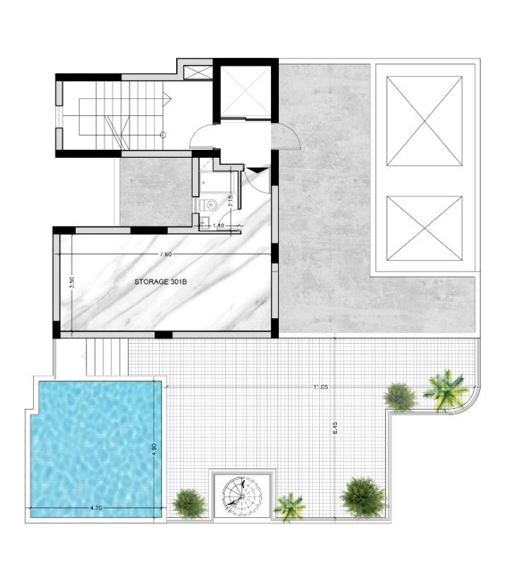 Пентхаус в Лимасоле, Кипр, 204 м² - фото 12