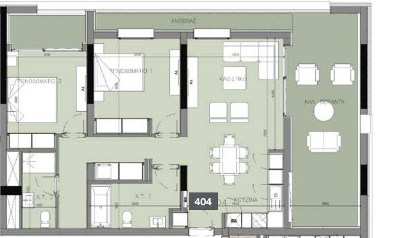 Апартаменты в Лимасоле, Кипр, 121 м² - фото 12
