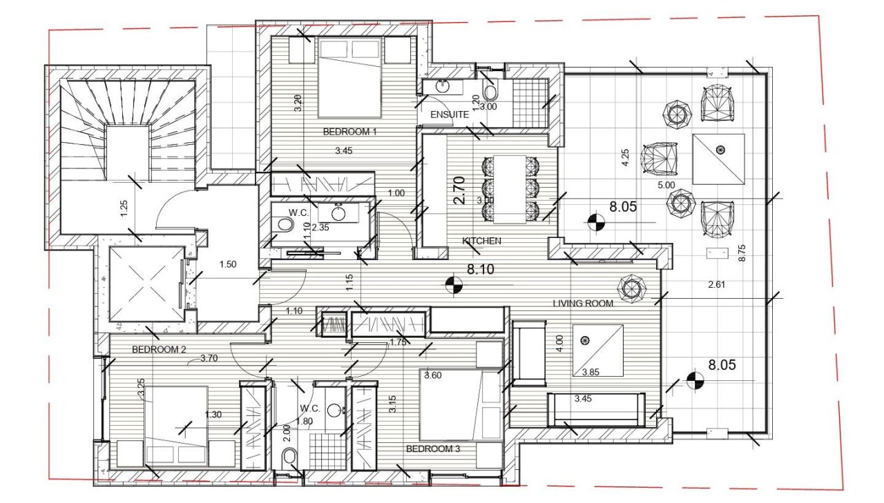 Апартаменты в Лимасоле, Кипр, 130 м² - фото 13