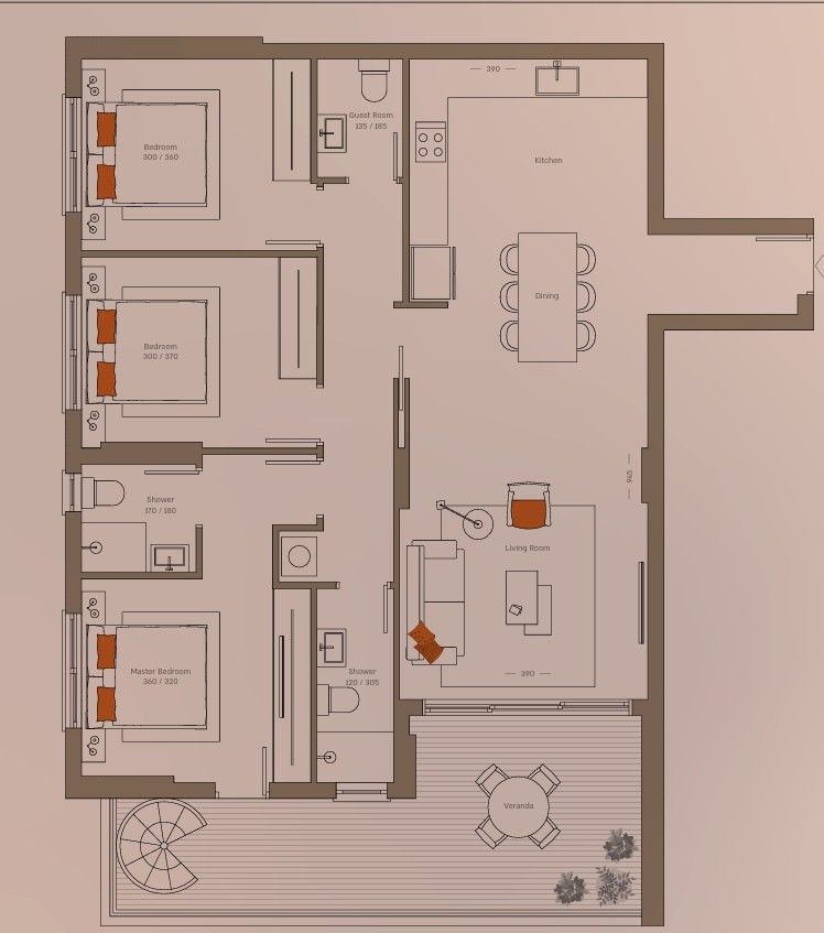 Пентхаус в Лимасоле, Кипр, 129 м² - фото 13