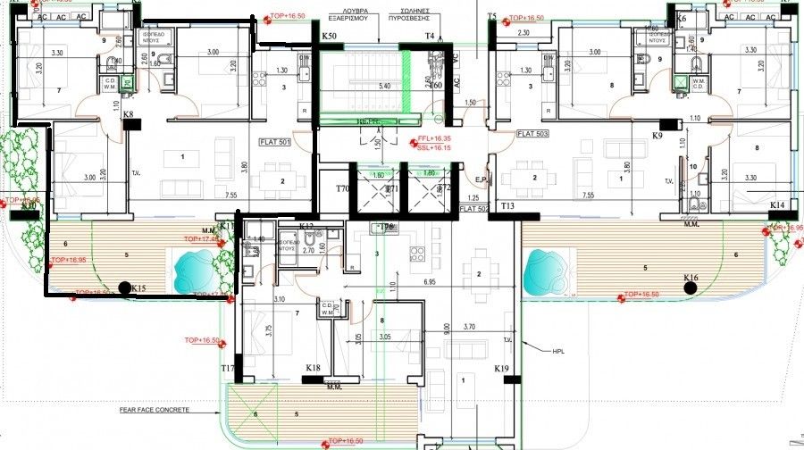 Апартаменты в Ларнаке, Кипр, 115 м² - фото 14
