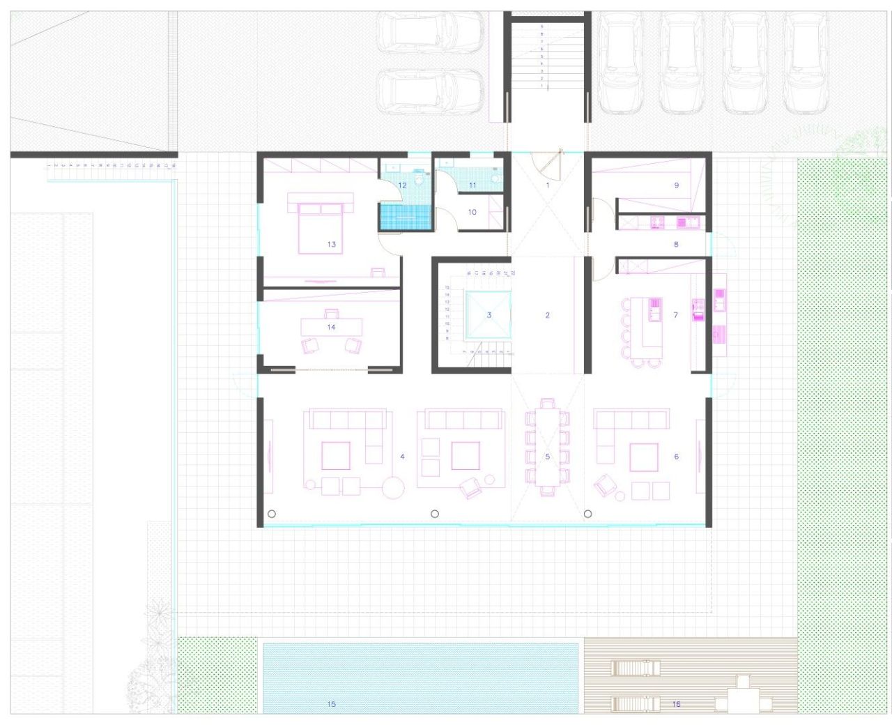 Вилла в Лимасоле, Кипр, 895 м² - фото 14