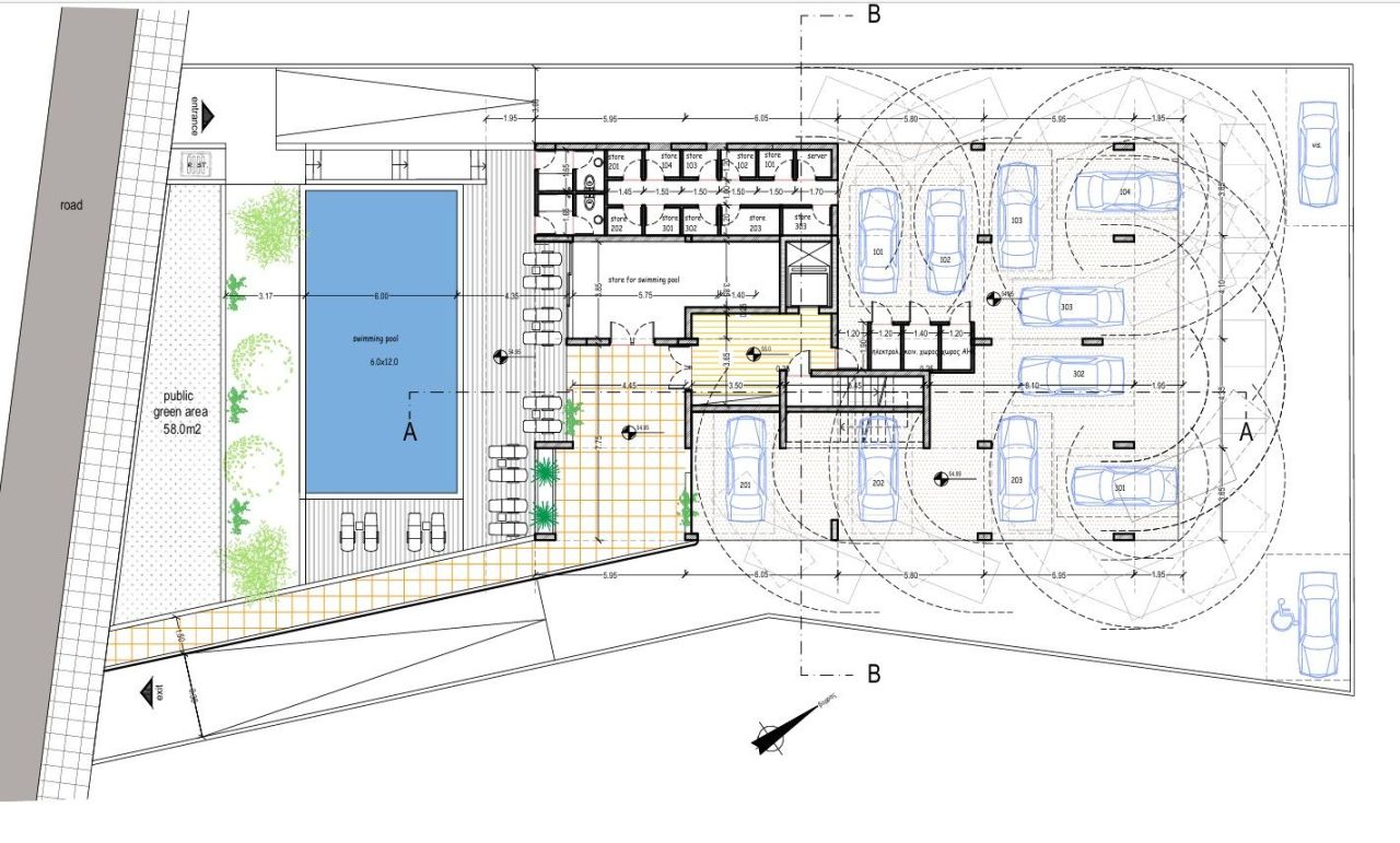 Апартаменты в Пафосе, Кипр, 75 м² - фото 15