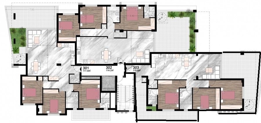 Пентхаус в Лимасоле, Кипр, 147 м² - фото 15