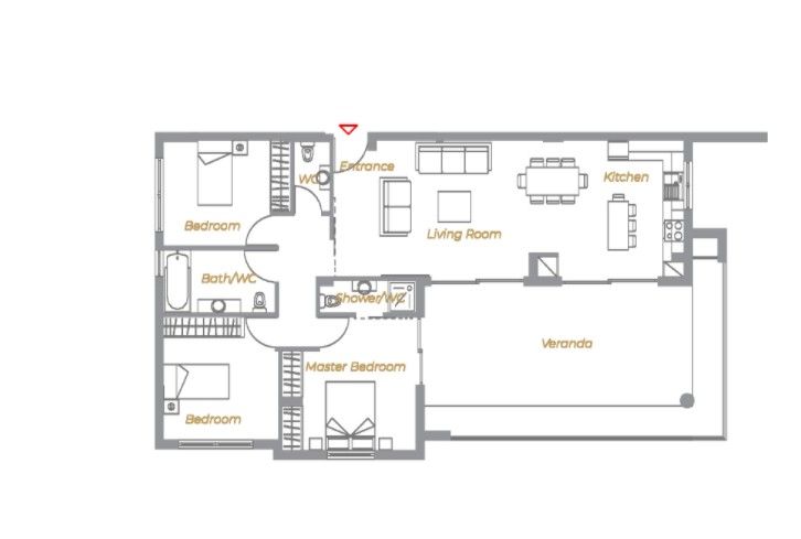 Апартаменты в Лимасоле, Кипр, 128 м² - фото 15
