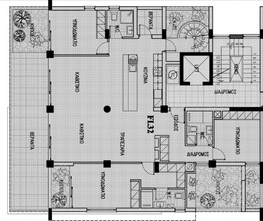 Пентхаус в Лимасоле, Кипр, 247 м² - фото 15