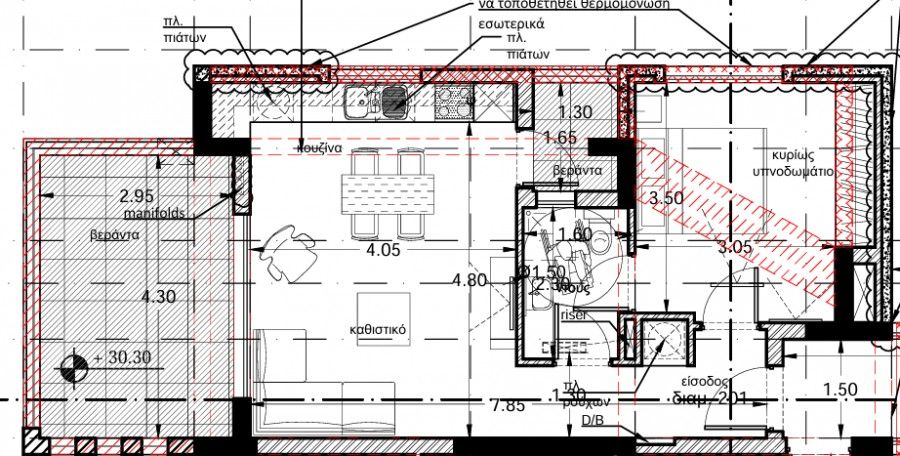 Апартаменты в Лимасоле, Кипр, 69 м² - фото 15