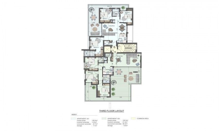 Апартаменты в Лимасоле, Кипр, 131 м² - фото 15