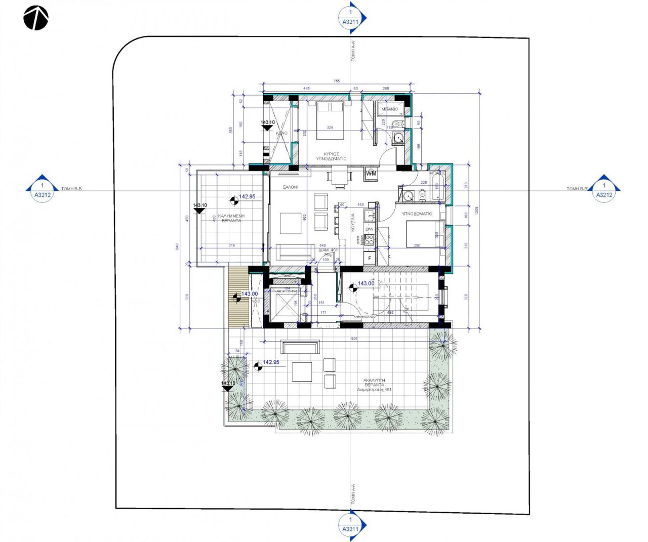 Апартаменты в Пафосе, Кипр, 50 м² - фото 17