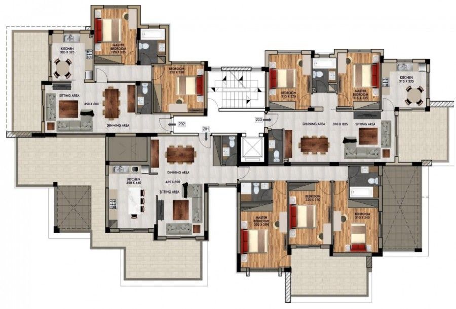 Апартаменты в Лимасоле, Кипр, 99 м² - фото 18