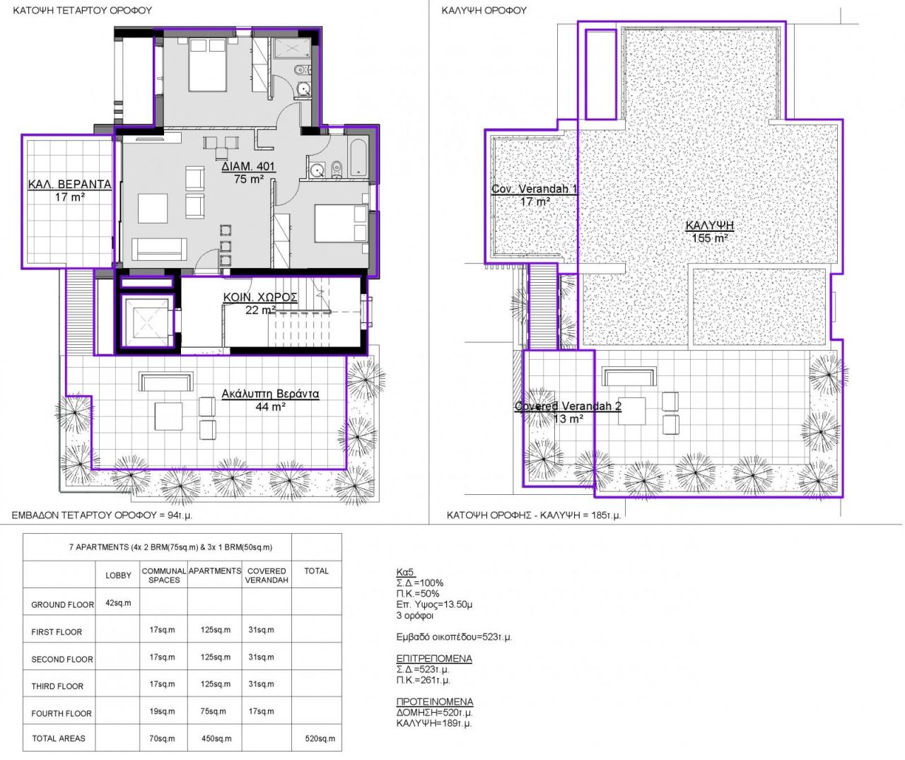 Апартаменты в Пафосе, Кипр, 50 м² - фото 18
