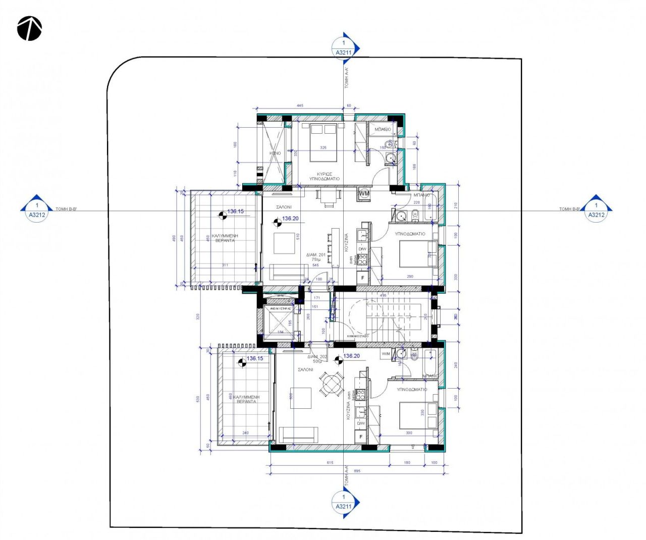 Апартаменты в Пафосе, Кипр, 50 м² - фото 19