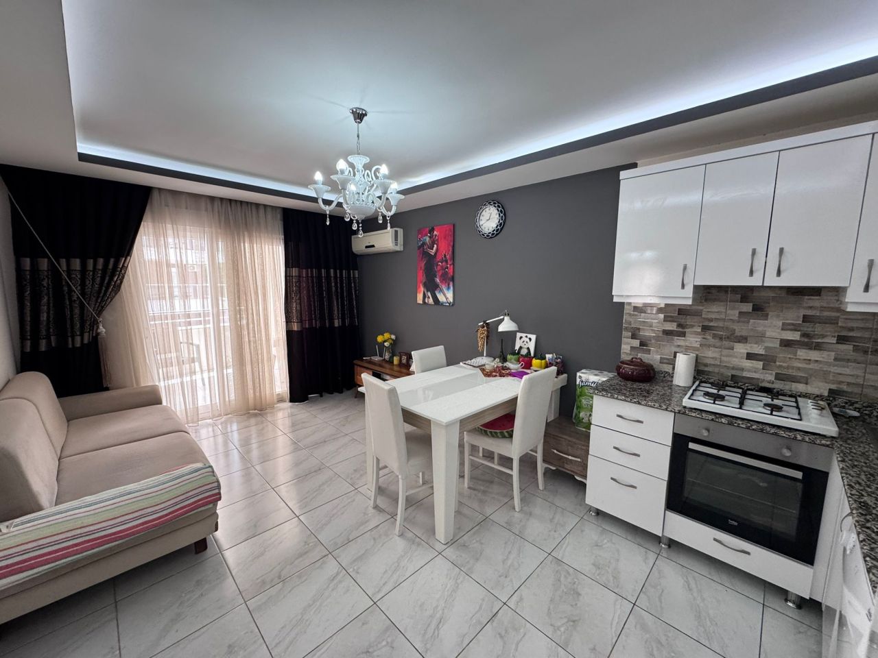 Апартаменты в Алании, Турция, 55 м² - фото 1