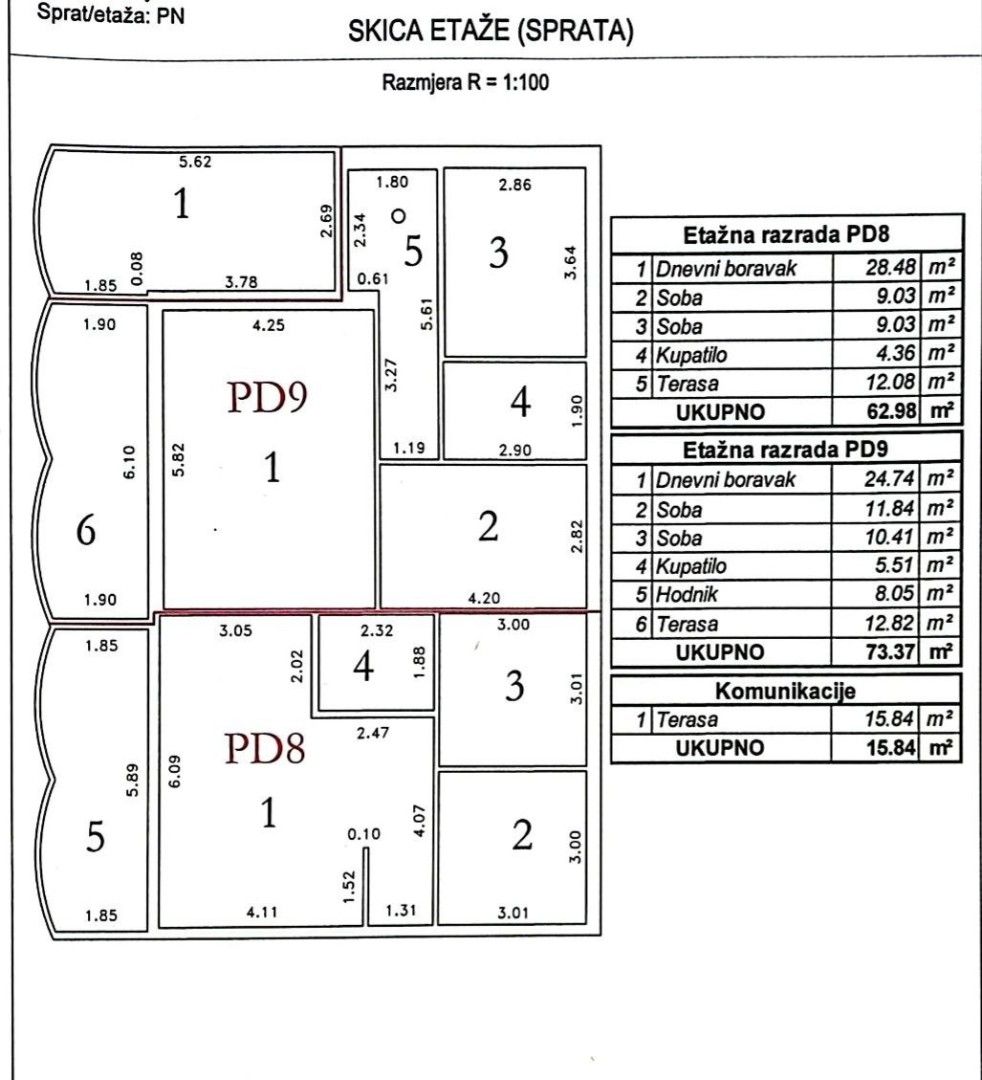 Квартира в Добра Воде, Черногория, 45 м² - фото 3