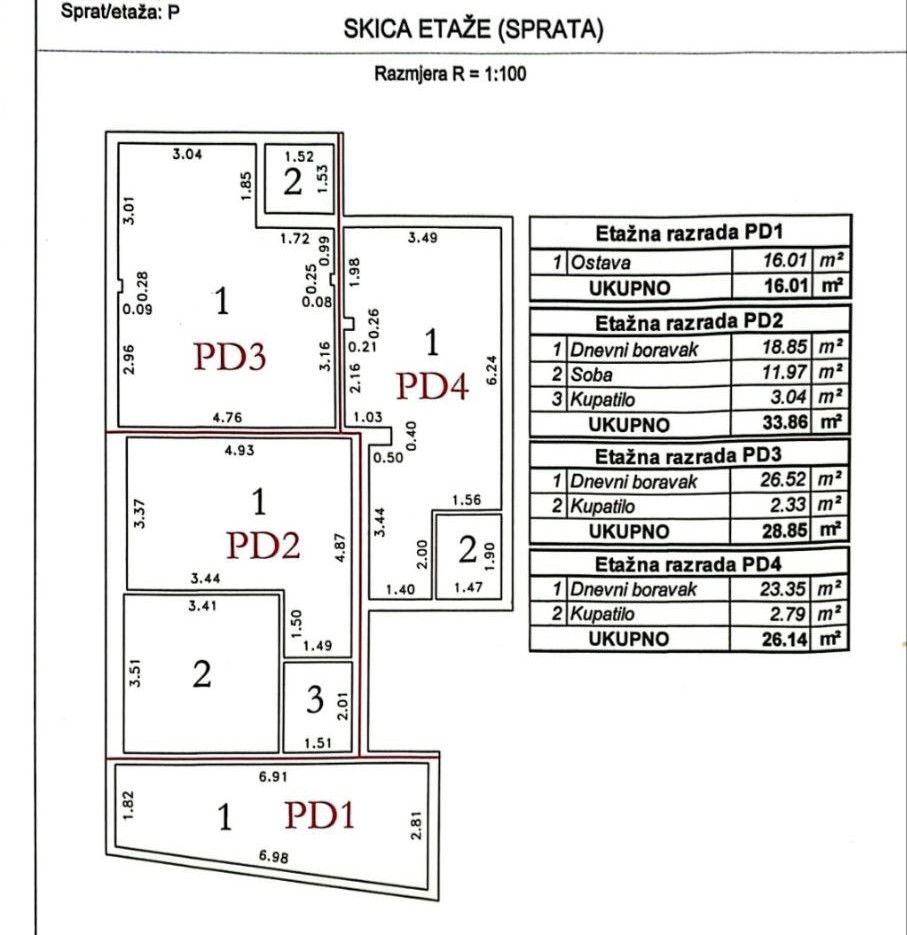 Квартира в Добра Воде, Черногория, 45 м² - фото 5