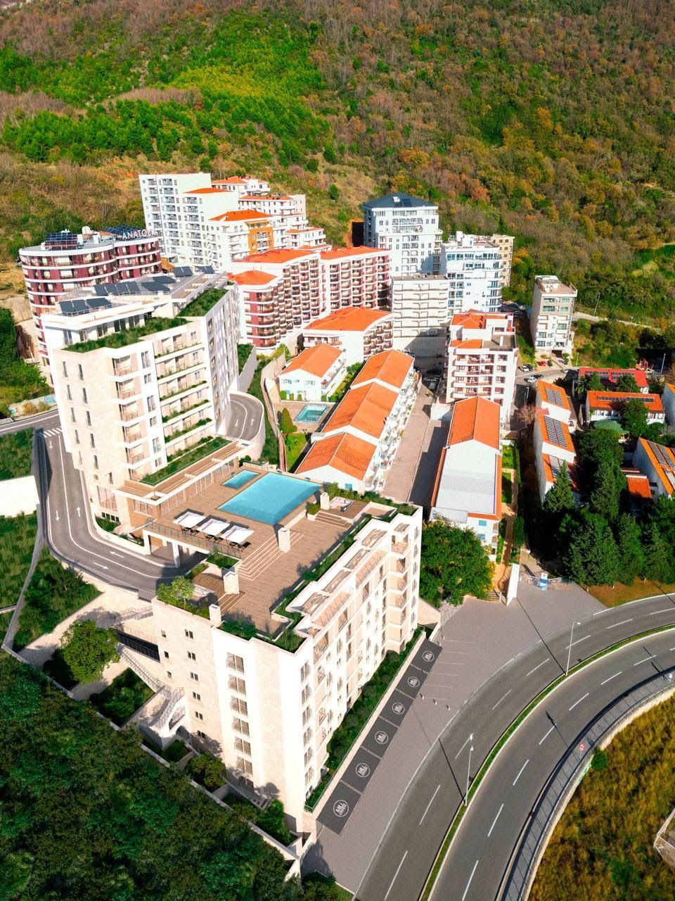 Апартаменты в Бечичи, Черногория, 53 м² - фото 1