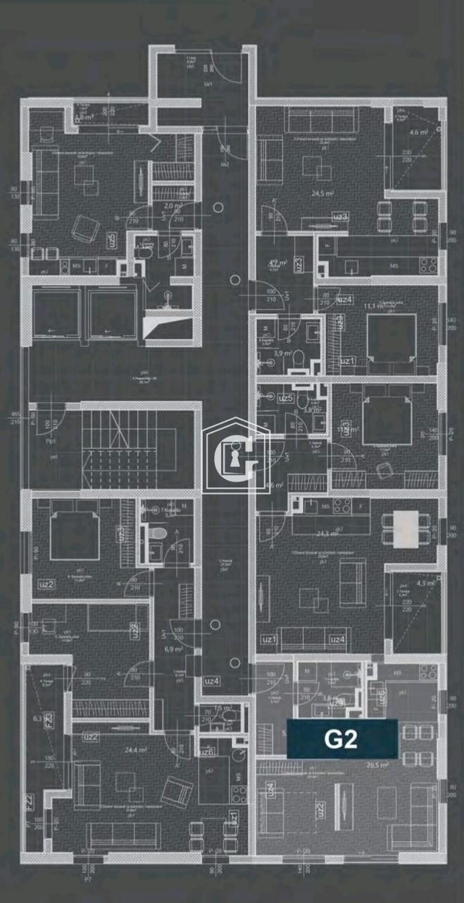 Апартаменты в Баре, Черногория, 34 м² - фото 2