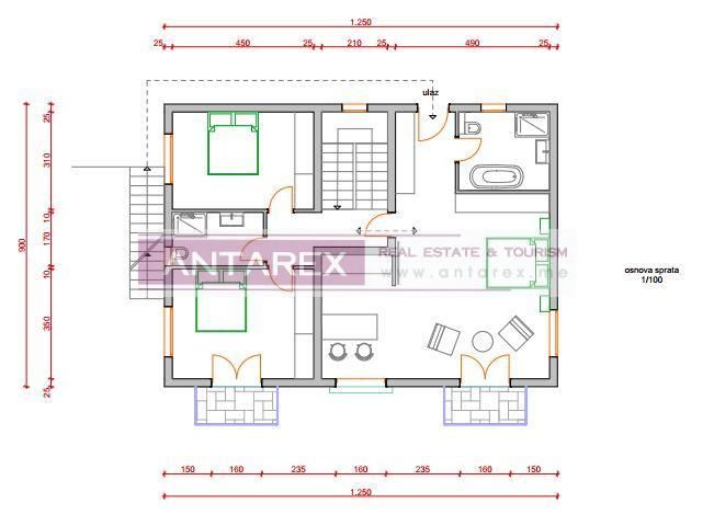 Земля в Херцег-Нови, Черногория, 415 м² - фото 7